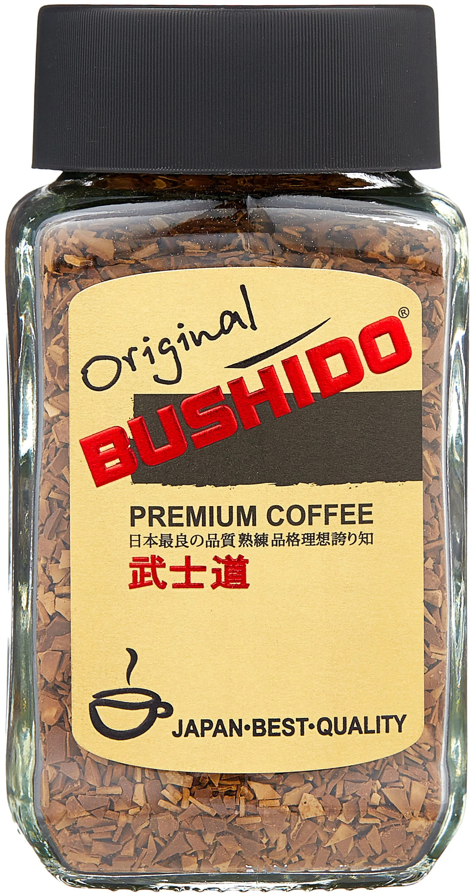 Кофе растворимый Bushido Original, стеклянная банка, 50 г